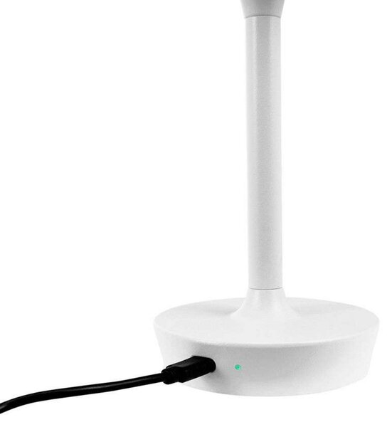 Stolne Lampa Dyberg Larsen, FLOW, prigušiv, Bijela, Dnevna soba, Metal, Skandinavski