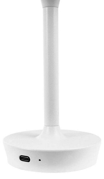 Stolne Lampa Dyberg Larsen, FLOW, prigušiv, Bijela, Dnevna soba, Metal, Skandinavski