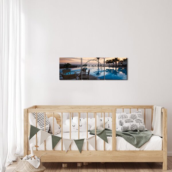 Slika - Resort uz more (sa satom) (90x30 cm)