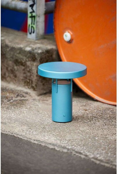 Stolne Lampa Hübsch, Plava, Dnevna soba, Aluminij