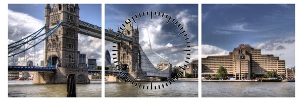 Slika - Tower Bridge u Londonu (sa satom) (90x30 cm)