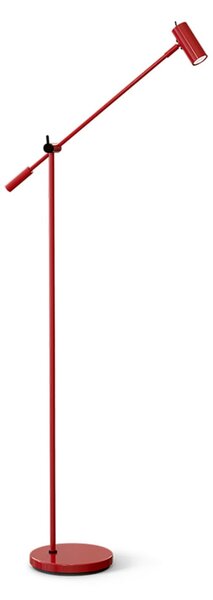 Cato Podna Lampa Dim. Blank Ruby Crvena/Mat Crna - Belid
