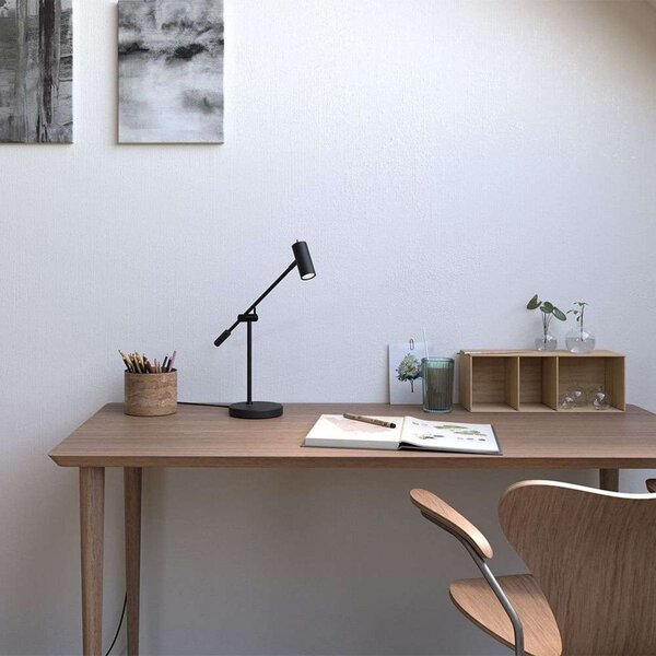 Cato Stolna Lampa Mat Crna/Mat Crna - Belid