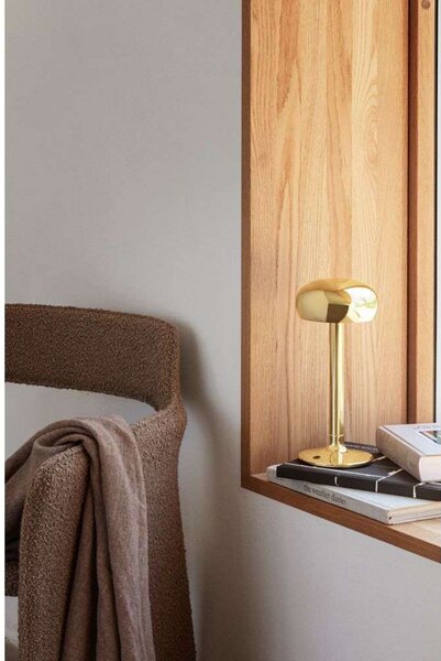 Stolne Lampa Eva Solo, Zlato / mjed, Dnevna soba, Aluminij
