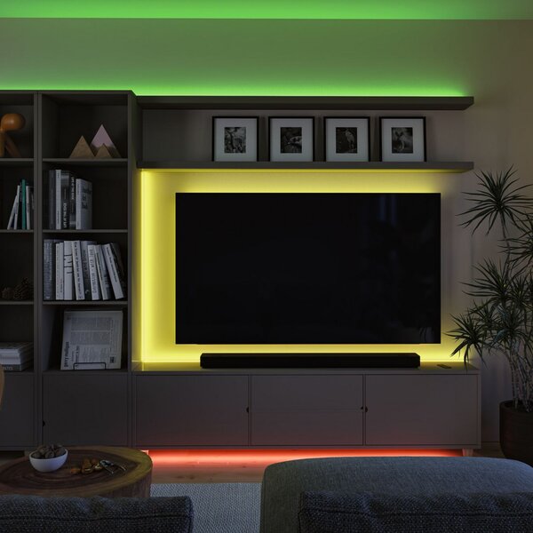 Paulmann SimpLED Full Line RGB traka 5 m, prigušiva, Bijela, Dnevni boravak/blagovaonica, Plastika