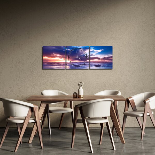 Slika - Zalazak sunca uz more (sa satom) (90x30 cm)