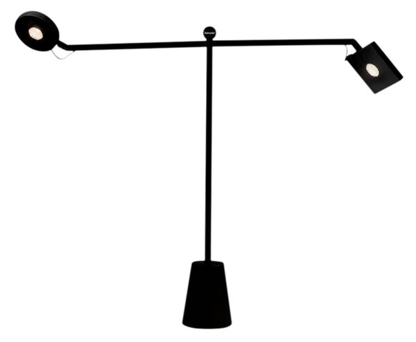 Stolne Lampa Artemide, Crno, Dnevna soba, Aluminij