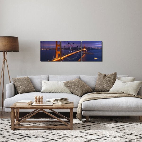 Slika - Most Golden Gate (sa satom) (90x30 cm)
