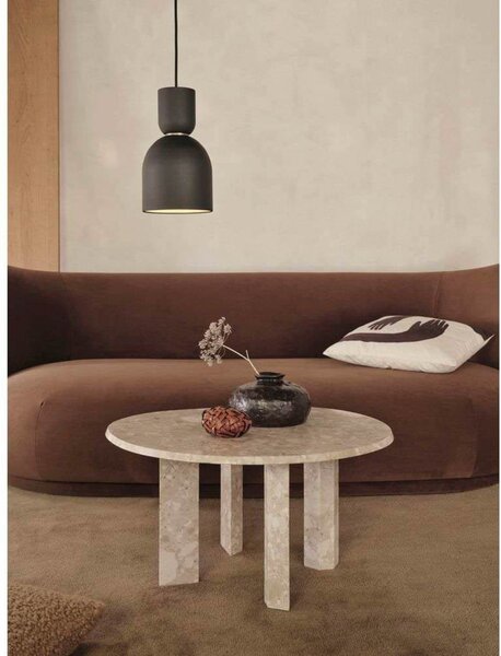 Viseće Svjetiljka ferm LIVING, Bijela, Dnevna soba, Metal