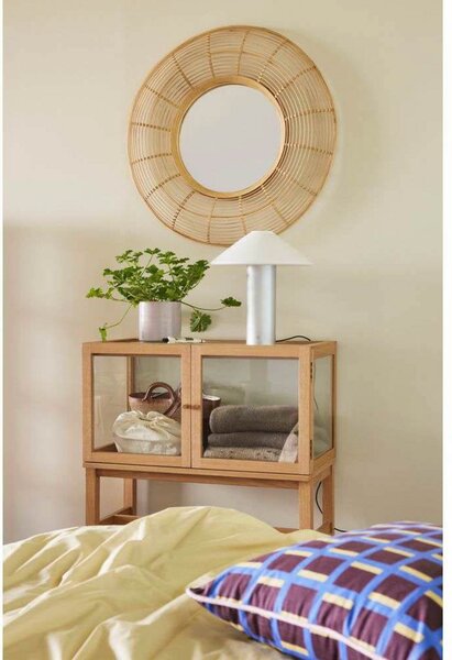 Stolne Lampa Hübsch, Metalik, Dnevna soba, Staklo