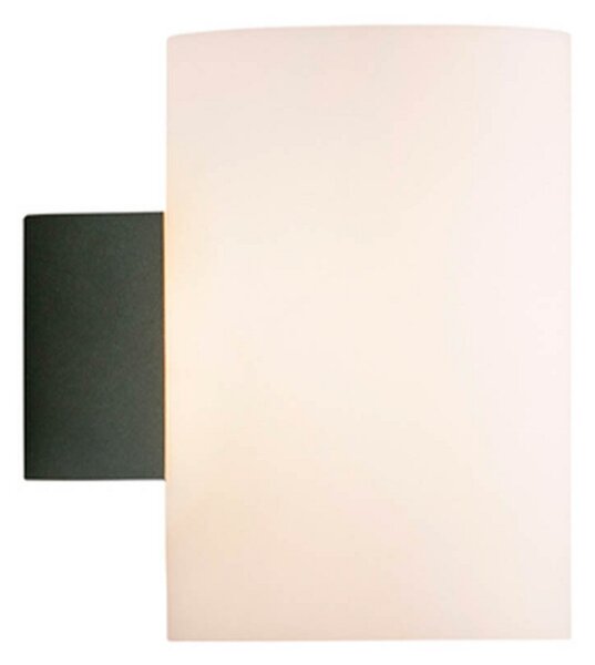 Evoke Zidna Lampa IP44 Large Anthracite/Opal - Herstal