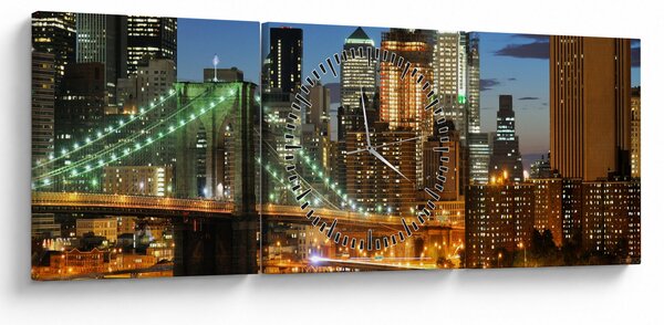 Slika - Most s New Yorkom (sa satom) (90x30 cm)