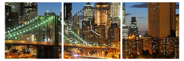 Slika - Most s New Yorkom (sa satom) (90x30 cm)