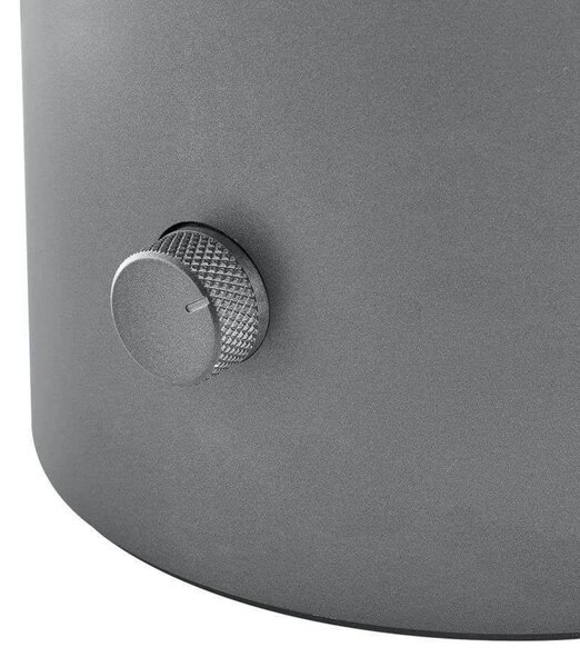 Iris LED Stolna Lampa Alabaster Gunmetal - Blomus