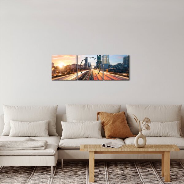 Slika - Put velikog grada (sa satom) (90x30 cm)