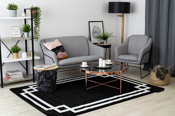 Tepih HAMPTON Lux crno