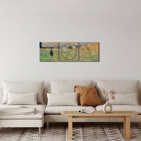 Slika - Georges Seurat, A Summer Landscape, reprodukcije (sa satom) (90x30 cm)