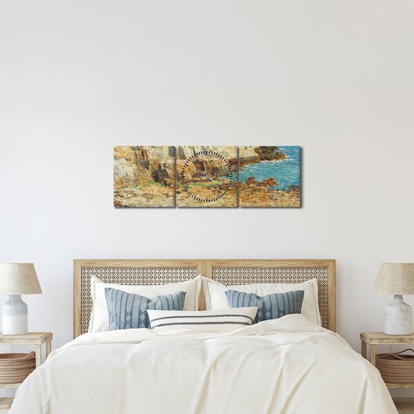 Slika - Childe Hassam, A North East Headland, reprodukcije (sa satom) (90x30 cm)