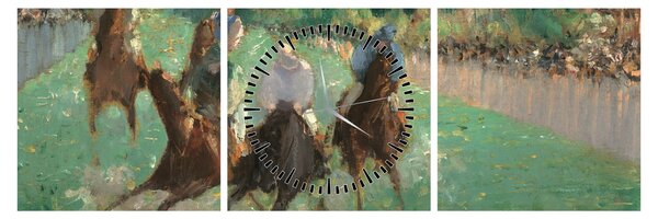 Slika - Edouard Manet, At the Races, reprodukcije (sa satom) (90x30 cm)