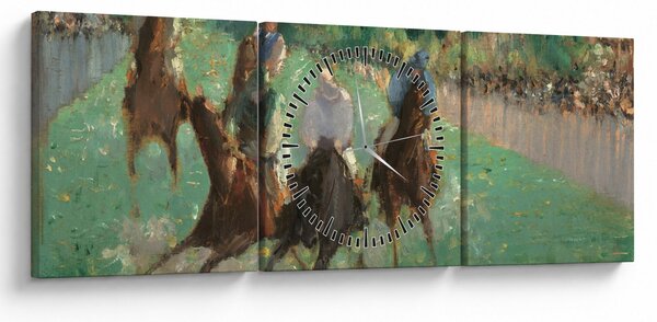 Slika - Edouard Manet, At the Races, reprodukcije (sa satom) (90x30 cm)