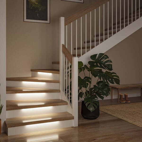 Paulmann MaxLED produžetak LED trake za stepenice, 3 x 50 cm, 2700 K, prigušiva, Bijela, Područje hodnika, Bakar
