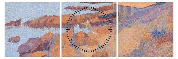 Slika - Henri Edmond Cross, Calanque des Antibois, reprodukcije (sa satom) (90x30 cm)