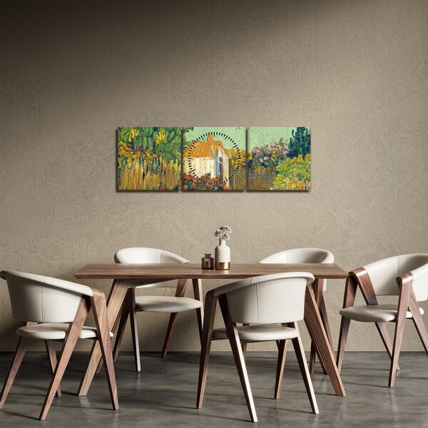 Slika - Imitator of Vincent van Gogh, Landscape, reprodukcije (sa satom) (90x30 cm)
