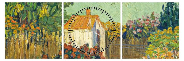 Slika - Imitator of Vincent van Gogh, Landscape, reprodukcije (sa satom) (90x30 cm)