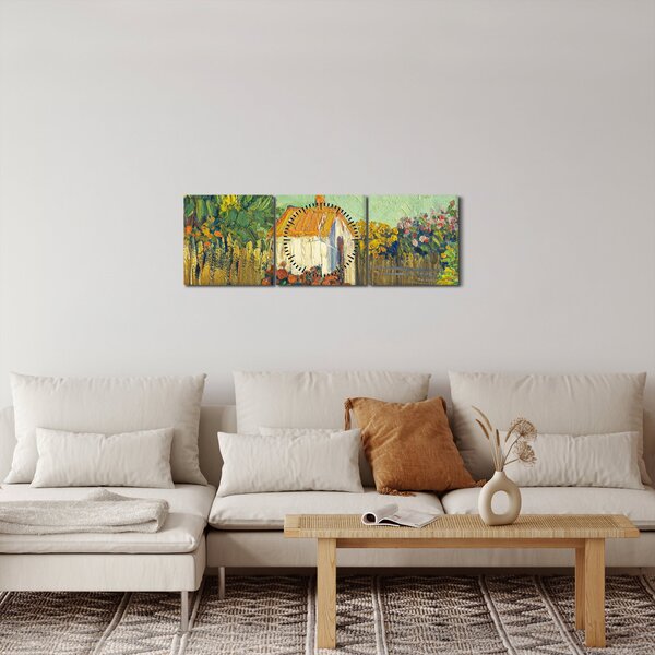 Slika - Imitator of Vincent van Gogh, Landscape, reprodukcije (sa satom) (90x30 cm)