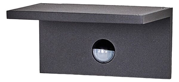 Darina LED Vanjski Zidna lampa w/Senzor Graphite - Lucande