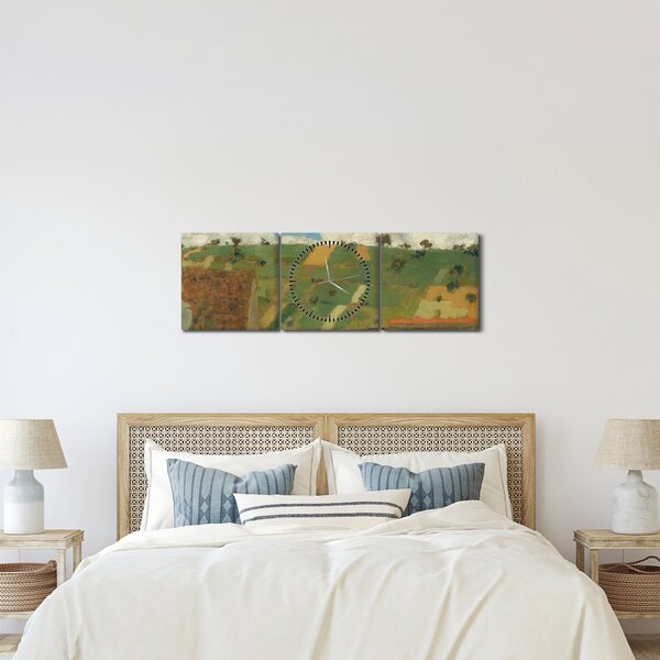 Slika - Edouard Vuillard, Landscape of the Ile de France, reprodukcije (sa satom) (90x30 cm)