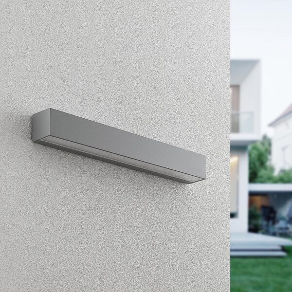 Vanjske Svjetiljka Lucande, Lengo, Metalik, Balkon, Aluminij, Moderan