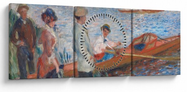 Slika - Auguste Renoir, Oarsmen at Chatou, reprodukcije (sa satom) (90x30 cm)