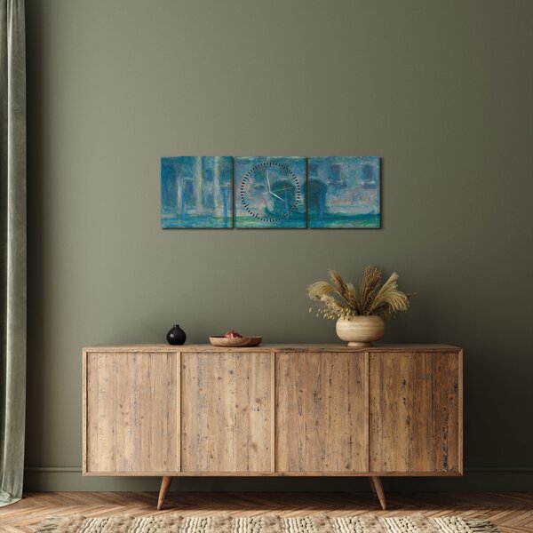Slika - Claude Monet, Palazzo da Mula, Venice, reprodukcije (sa satom) (90x30 cm)