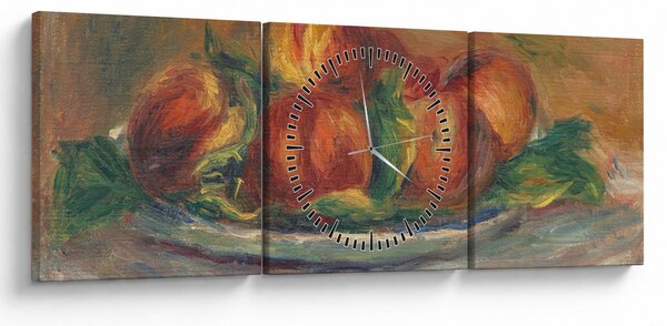 Slika - Auguste Renoir, Peaches on a Plate, reprodukcije (sa satom) (90x30 cm)