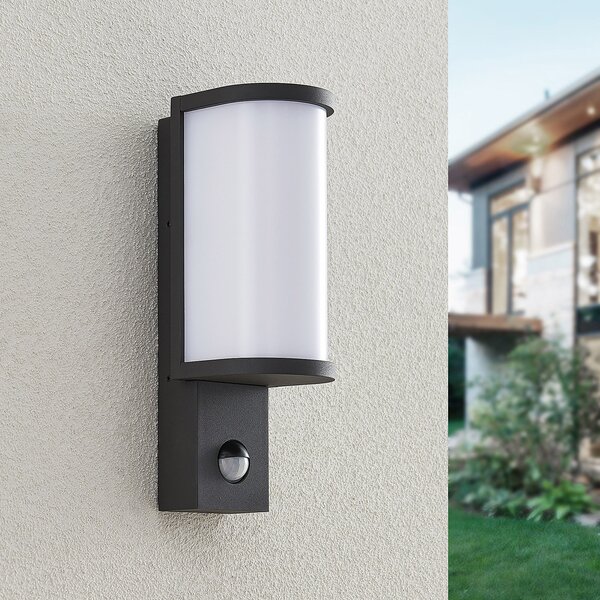 Jokum LED Vanjski Zidna lampa w/Senzor Graphite - Lucande