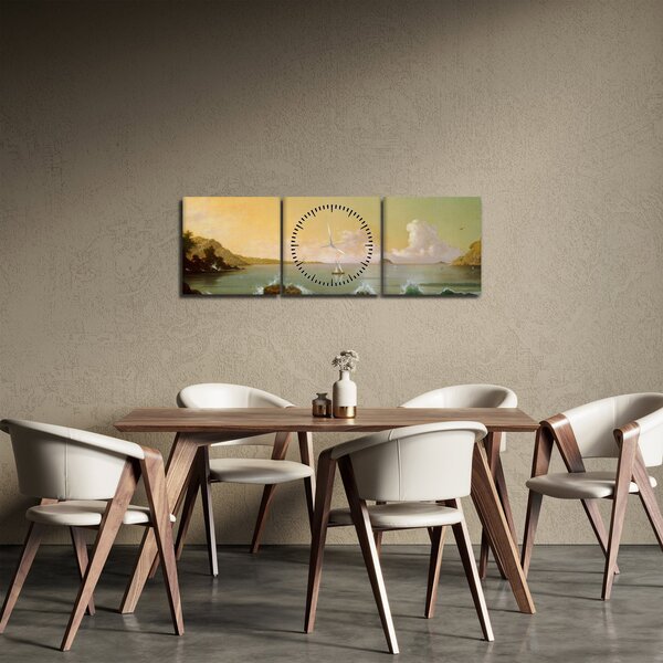 Slika - Martin Johnson Heade, Rio de Janeiro Bay, reprodukcije (sa satom) (90x30 cm)