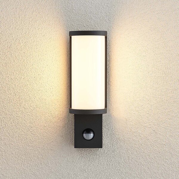 Jokum LED Vanjski Zidna lampa w/Senzor Graphite - Lucande
