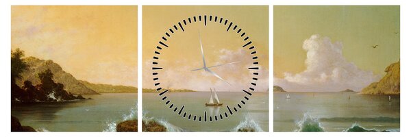 Slika - Martin Johnson Heade, Rio de Janeiro Bay, reprodukcije (sa satom) (90x30 cm)
