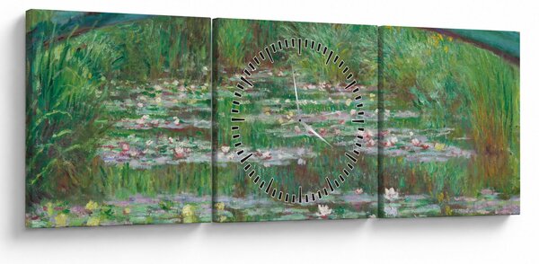 Slika - Claude Monet, The Japanese Footbridge, reprodukcije (sa satom) (90x30 cm)