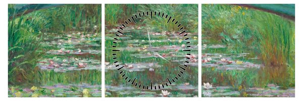 Slika - Claude Monet, The Japanese Footbridge, reprodukcije (sa satom) (90x30 cm)