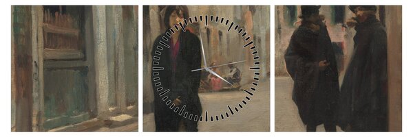 Slika - John Singer Sargent, Street in Venice, reprodukcije (sa satom) (90x30 cm)