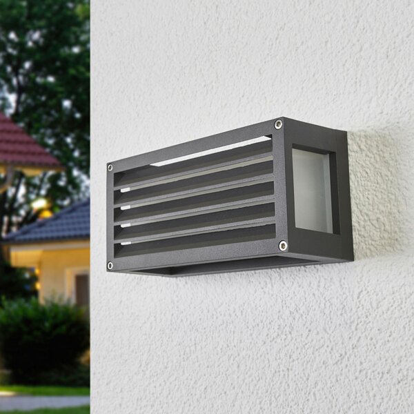 Vanjske Svjetiljka Lucande, Aurelien, prigušiv, Crno, Balkon, Metal, Moderan