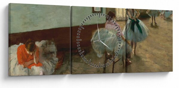 Slika - Edgar Degas, The Dance Lesson, reprodukcije (sa satom) (90x30 cm)