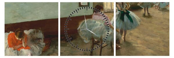 Slika - Edgar Degas, The Dance Lesson, reprodukcije (sa satom) (90x30 cm)