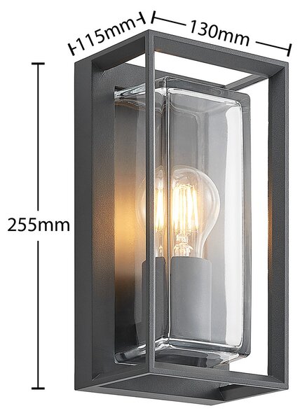 Vanjske Svjetiljka Arcchio, Ismera, prigušiv, Crno, Terasa, Aluminij, Moderan