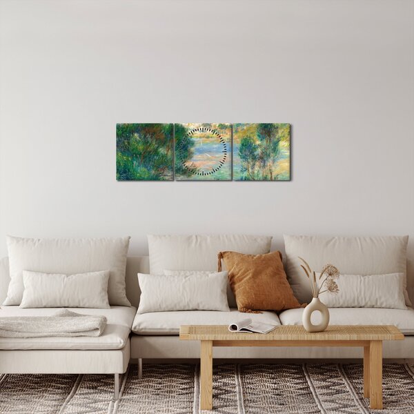 Slika - Auguste Renoir, View of Monte Carlo from Cap Martin, reprodukcije (sa satom) (90x30 cm)