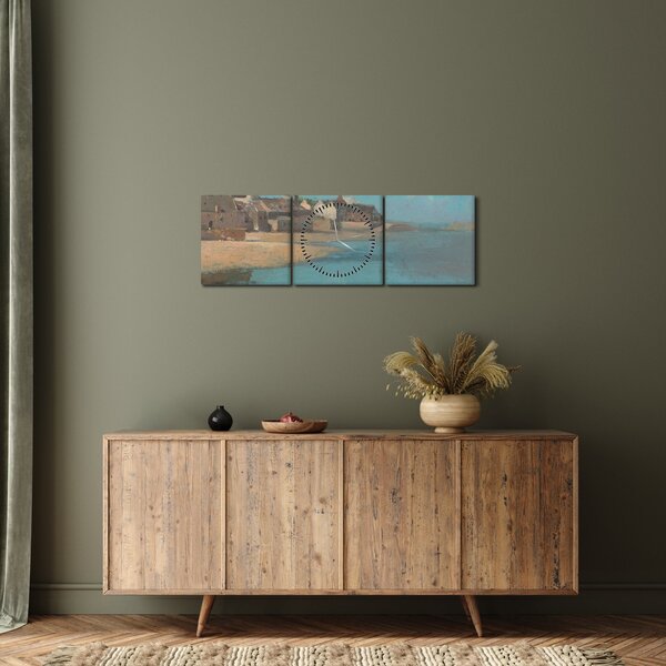 Slika - Odilon Redon, Village by the Sea in Brittany, reprodukcije (sa satom) (90x30 cm)