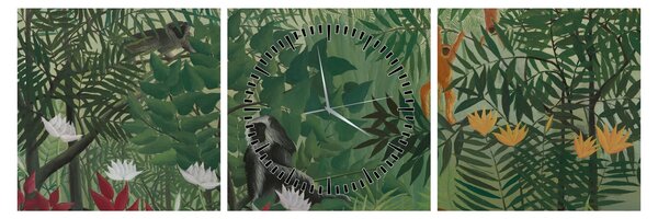 Slika - Henri Rousseau, Tropical Forest with Monkeys, reprodukcije (sa satom) (90x30 cm)