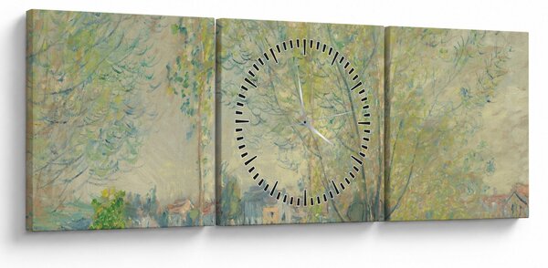 Slika - Claude Monet, The Willows, reprodukcije (sa satom) (90x30 cm)